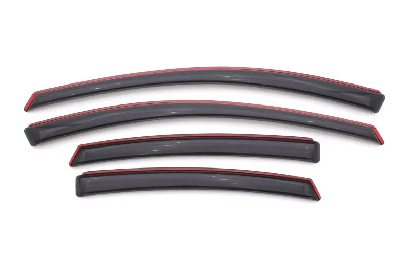 AVS 13-16 Dodge Dart Ventvisor In-Channel Front & Rear Window Deflectors 4pc - Smoke Professional Grade