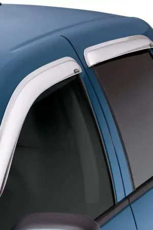 Special Discount AVS 2019 RAM 1500 Crew Cab Ventvisor Outside Mount Front & Rear Window Deflectors 4pc - Chrome