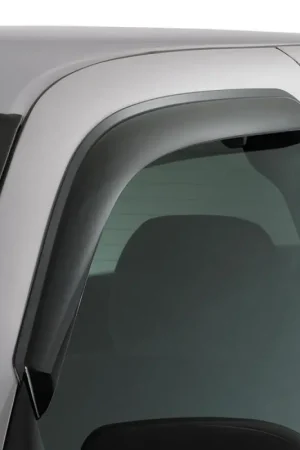 Top Rated AVS 00-01 Dodge RAM 1500 (w/Towing Mirror) Ventvisor Outside Mount Window Deflectors 2pc - Smoke