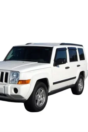 AVS 06-10 Jeep Commander Ventvisor Outside Mount Window Deflectors 4pc - Smoke Grab Now