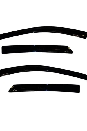 AVS 17-20 Honda Ridgeline Ventvisor Outside Mount Window Deflectors 4pc - Smoke Same Day Shipping