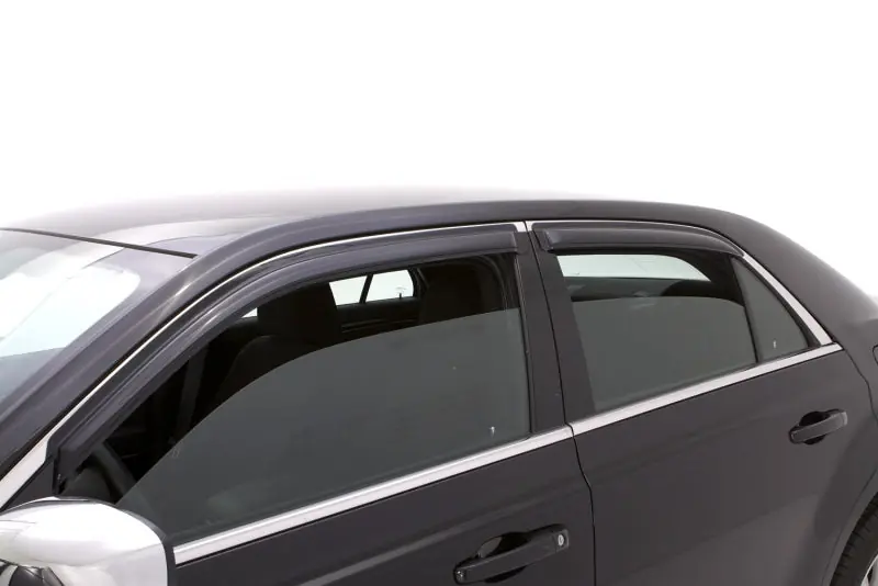 Budget AVS 11-18 Chrysler 300 Ventvisor Outside Mount Window Deflectors 4pc - Smoke