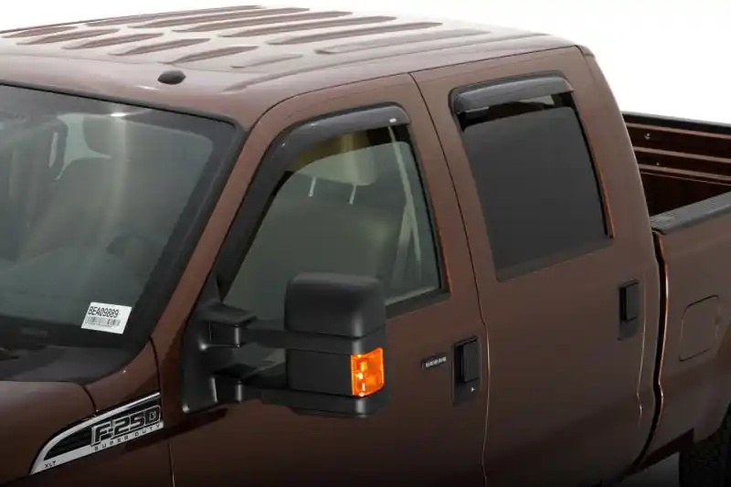 Brand New AVS 99-16 Ford F-250 Supercab Ventvisor Outside Mount Window Deflectors 4pc - Smoke
