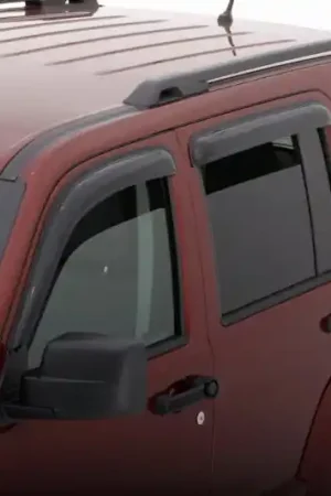 AVS 08-14 Jeep Liberty Ventvisor Outside Mount Window Deflectors 4pc - Smoke Best Price