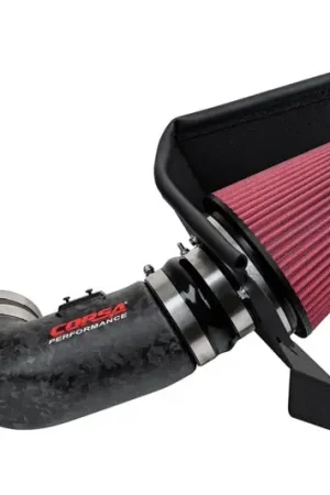 Authentic Corsa 17-24 Chevrolet Camaro ZL1 Matte Forged Carbon Fiber Air Intake w/ DryTech 3D Filter