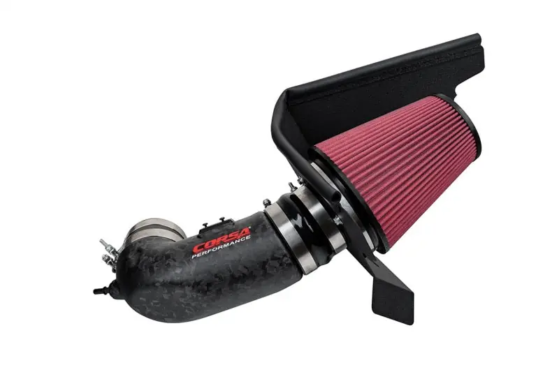 Authentic Corsa 17-24 Chevrolet Camaro ZL1 Matte Forged Carbon Fiber Air Intake w/ DryTech 3D Filter