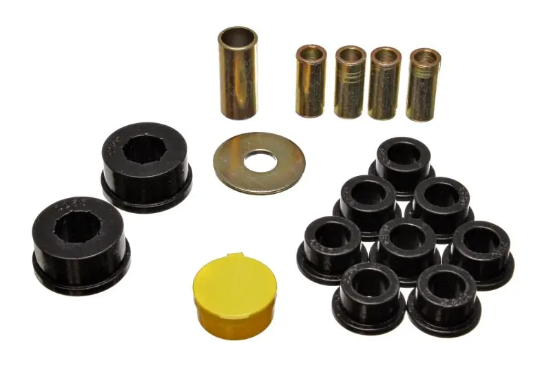 Best Price Energy Suspension 79-85 Mazda RX7 Black Rear Watts Link Set