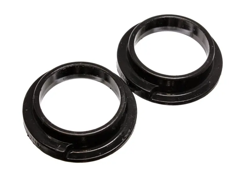 Energy Suspension Universal 3in ID 4 5/16in OD 1 1/8in H Black Coil Spring Isolators (2 per set) Reduced Price