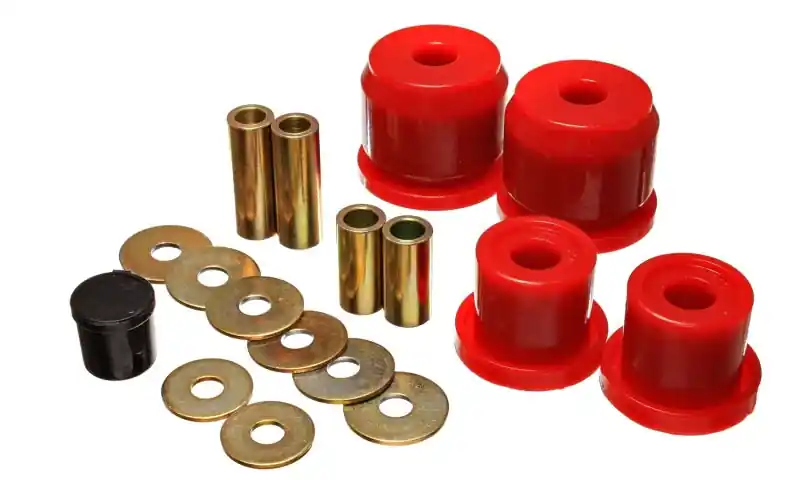 Same Day Shipping Energy Suspension 00-09 Honda S2000 Red Rear Differential Carrier Bushing Set