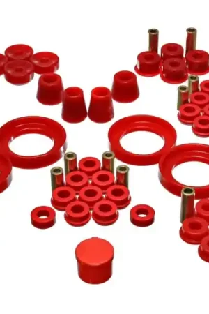 Energy Suspension 92-96 Honda Prelude Red Hyper-Flex Master Bushing Set Luxury