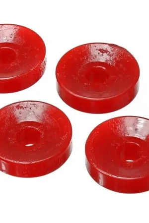 Discount Energy Suspension 06-11 Honda Civic Red Rear Upper Shock Bushing Set