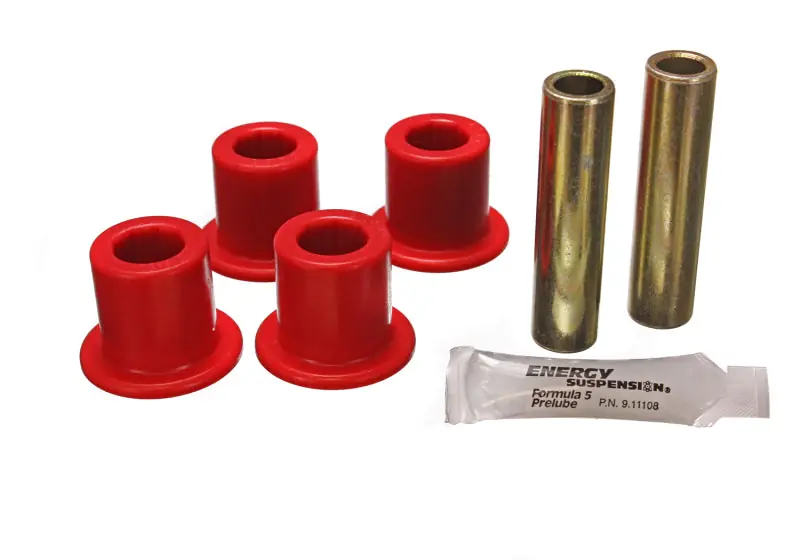 Energy Suspension Jeep Frame Shackle Bushing Set - Red Big Sale