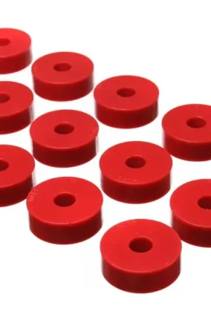 Buy Today Energy Suspension 55-73 Jeep CJ5/CJ7/CJ8 Scrambler Red Body (Cab) Mount Set