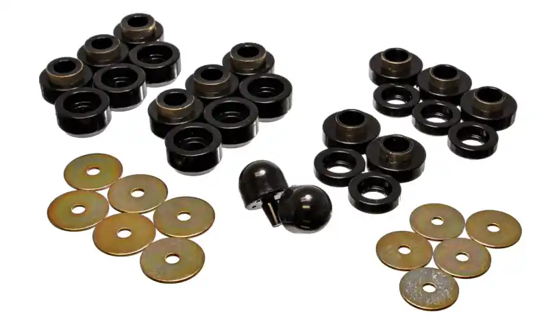 Clearance Energy Suspension 97-06 Jeep Wrangler YJ & TJ Black Body(cab) Mount Set