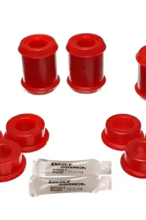 Seasonal Sale Energy Suspension 04-09 Cadillac XLR/XLR-V / 97-12 Corvette Red Rear End C/A Bushing Set