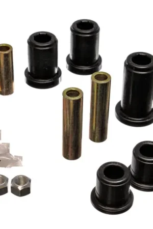 Energy Suspension 01-06 GM Silverado C2500 HD 2WD/K2500 HD 4WD Blk Front End Control Arm Bushing Set Free Shipping