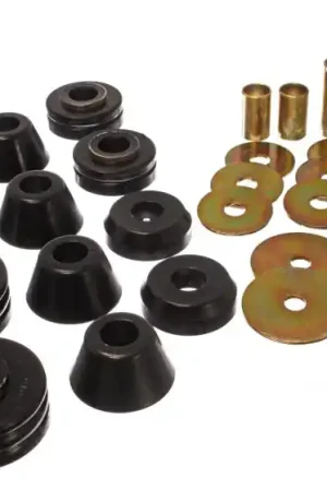 Energy Suspension 73-80 GM 1/2 Ton C-10/C1500 Pick Up 2WD Black Body (Cab) Mount Set Secure Checkout