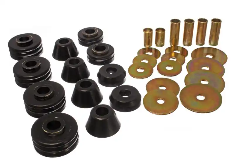Energy Suspension 73-80 GM 1/2 Ton C-10/C1500 Pick Up 2WD Black Body (Cab) Mount Set Secure Checkout