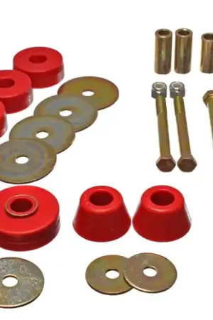 Clearance Energy Suspension Chevy Pickup Body Mounts - Red