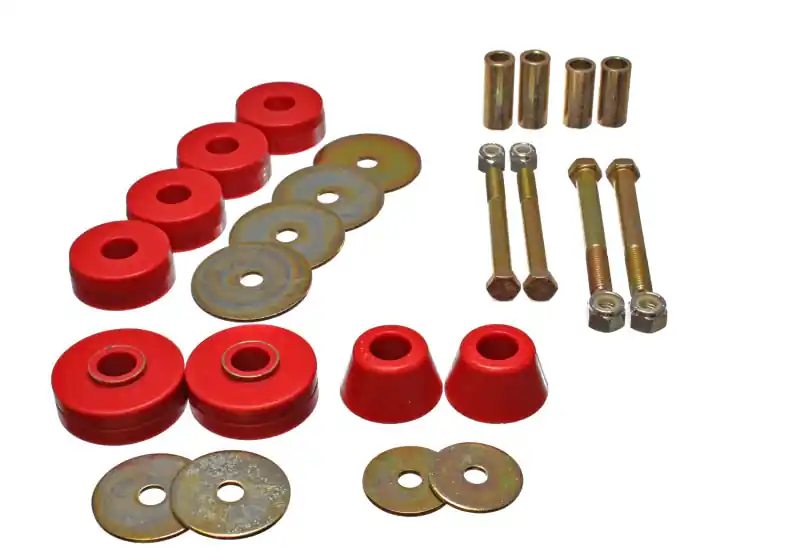 Clearance Energy Suspension Chevy Pickup Body Mounts - Red