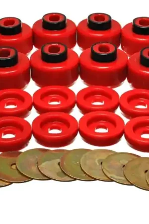 Clearance Energy Suspension Body Mount Set - Red