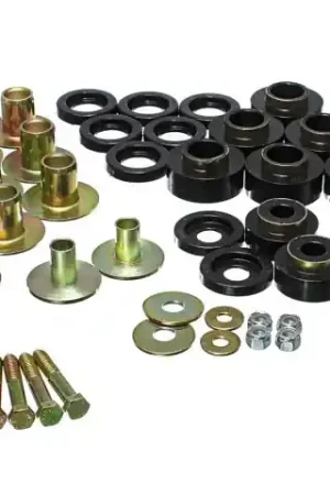Top Rated Energy Suspension 68-72 Chevy Chevelle/Monte Carlo/Malibu/El Camino Black Body Mount Set