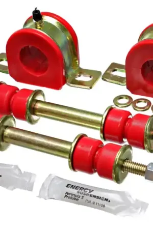 Energy Suspension 85-89 Ford Astro Van 2WD 1-1/4in Front Sway Bar Bushing Set - Red Modern