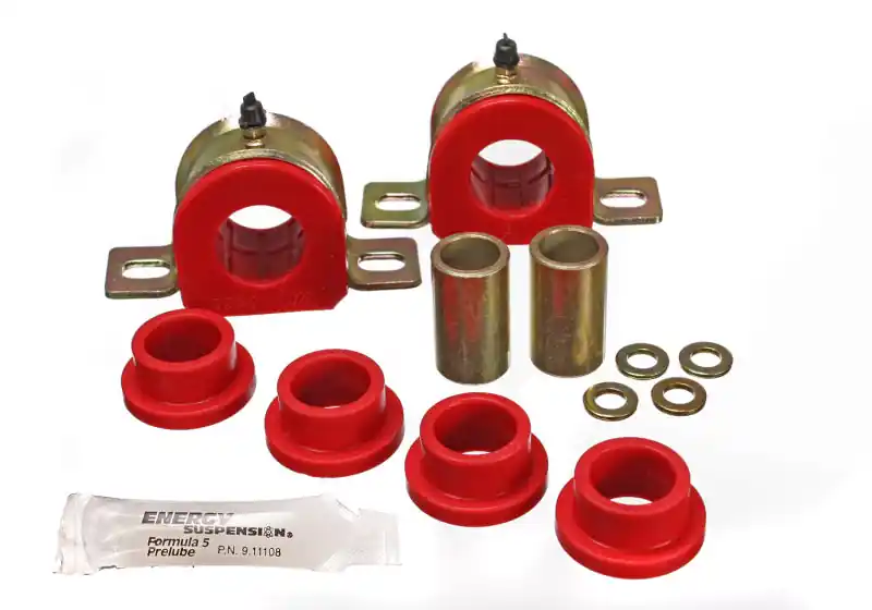Hot Deal Energy Suspension 73-80 GM K5 Blazer / 73-80 K10/K20/K30 Red Complete Front Sway Bar Bushing Set
