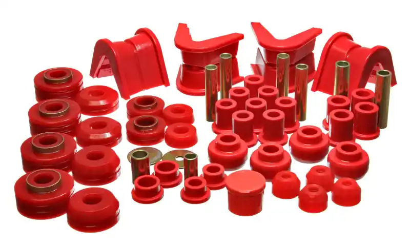 Energy Suspension 73-79 Ford F-150 Pickup 4WD Red Hyper-flex Master Bushing Set Limited Edition