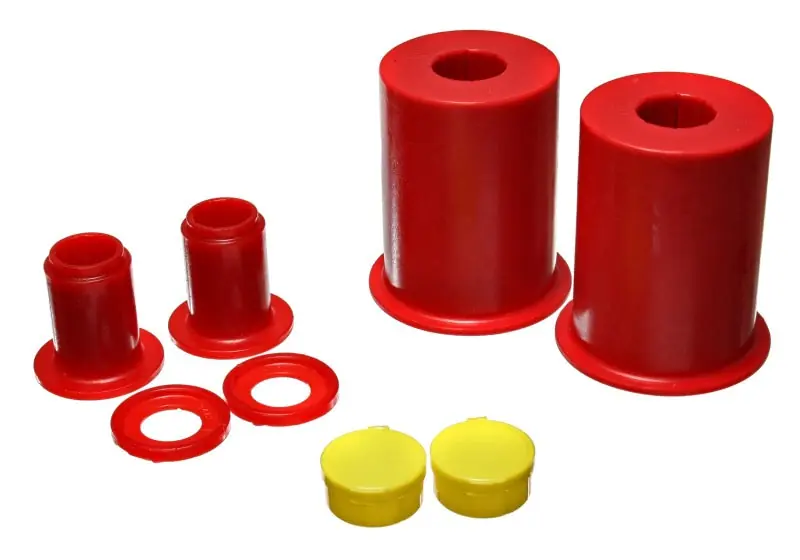 Energy Suspension 05-13 Ford Mustang Red Front Lower Control Arm Bushings (Must reuse outer metal sh Limited Edition