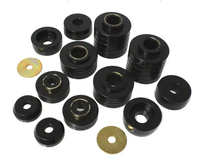 Limited Offer Energy Suspension 80-98 Ford F250/F350 / 80-92 Ford F100/F150 / 85-98 Ford F450 Black Body Mount Set