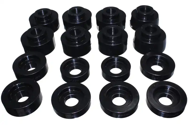 Energy Suspension 08-16 Ford F-250/F-350/F-450/F-550 Super Duty Crew Cab Black Body Mount Set Special Discount
