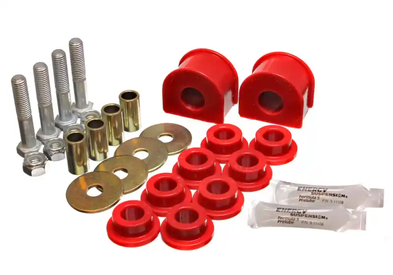Genuine Energy Suspension 99-04 Ford F-150 Lightning 2WD Red Rear Sway Bar Bushing Set (Inc End Links)