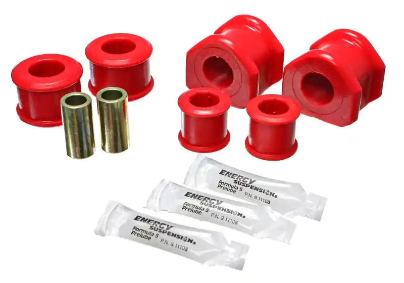Hot Picks Energy Suspension 11-13 Ford Mustang Red 24mm Rear Sway Bar Bushings