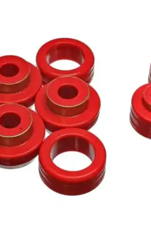 Energy Suspension 87-96 Dodge Dakota 2WD Red Body (Cab) Mount Set Genuine