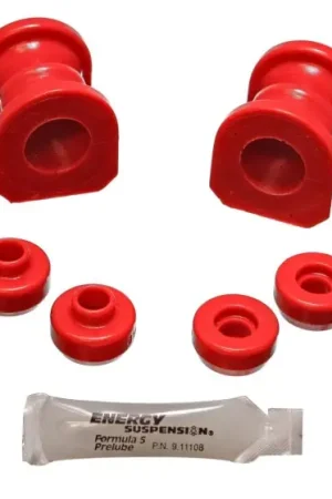 Energy Suspension 89-94 Nissan 240SX (S13) Red 24mm Front Sway Bar Bushing Set Fast Shipping