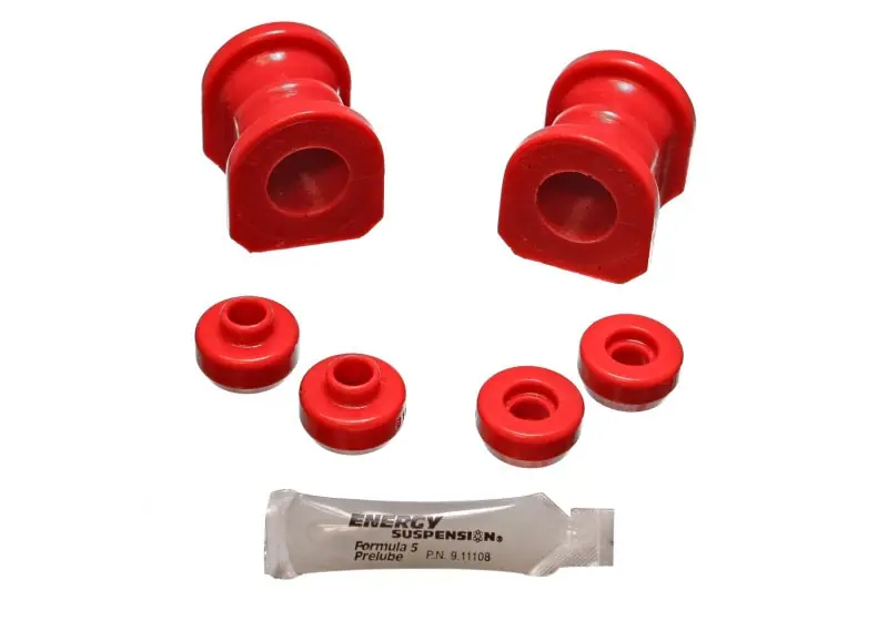 Energy Suspension 89-94 Nissan 240SX (S13) Red 24mm Front Sway Bar Bushing Set Fast Shipping