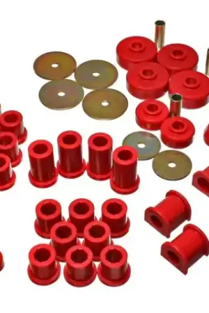 Cheap Energy Suspension 79-85 Toyota 4WD Pickup (Except T-100 & Tundra)  Red Hyper-Flex Master Bushing Set