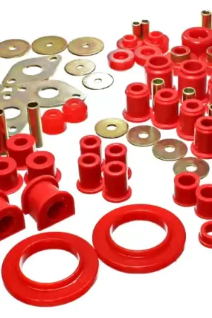 Popular Energy Suspension 01-04 Toyota Tacoma Red Hyper-Flex Master Bushing Set