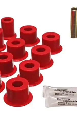 Energy Suspension 95-97 Toyota Tacoma / 89 4Runner / 89-95 Pick Up Red Rear Leaf Spring Shackle Bush Bargain