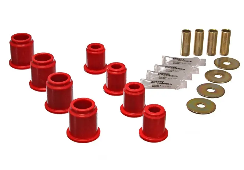 Trusted Brand Energy Suspension 6/95-04 Toyota Pick Up 4W (Exc T-100/Tundra) Red Front Control Arm Bushing Set