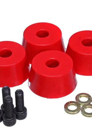 Energy Suspension 96-02 Toyota 4Runner Front Hyper Flex Red Bump Stop Set Must Have