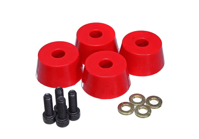 Energy Suspension 96-02 Toyota 4Runner Front Hyper Flex Red Bump Stop Set Must Have