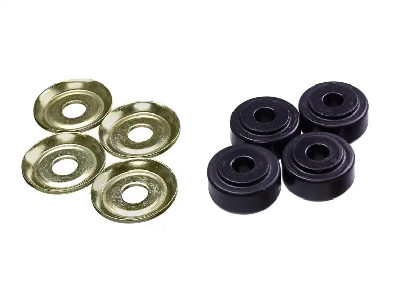 Energy Suspension Black Shock Tower Bushing Set 7/8in Nipple 3/8in ID 1-1/4in OD Express Delivery