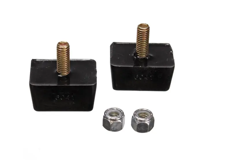 Best Seller Energy Suspension Univ Blk 7/8in H x 1-7/8in L x 1-3/8in W Low Profile Rectangular Bump Stops (2 ea)