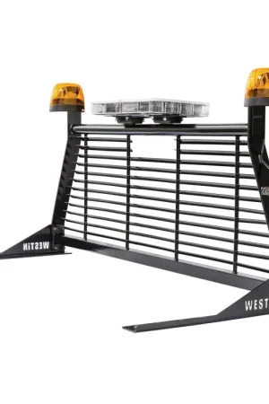 Westin 1999-2018 Chevrolet/Ford/GMC/Toyota Silverado/Sierra 1500/2500/3500 HD Headache Rack - Black Trending
