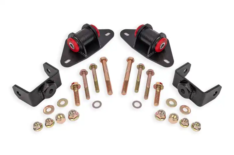 Grab Now BMR Suspension 14-19 Chevrolet Corvette Motor Mount Kit - Black Hammertone