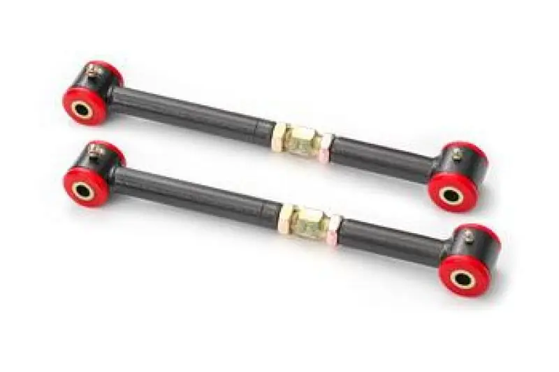BMR 08-14 Cadillac CTS-V Rear Adjustable Toe Rod w/ Poly Bushings - Black Fast Shipping