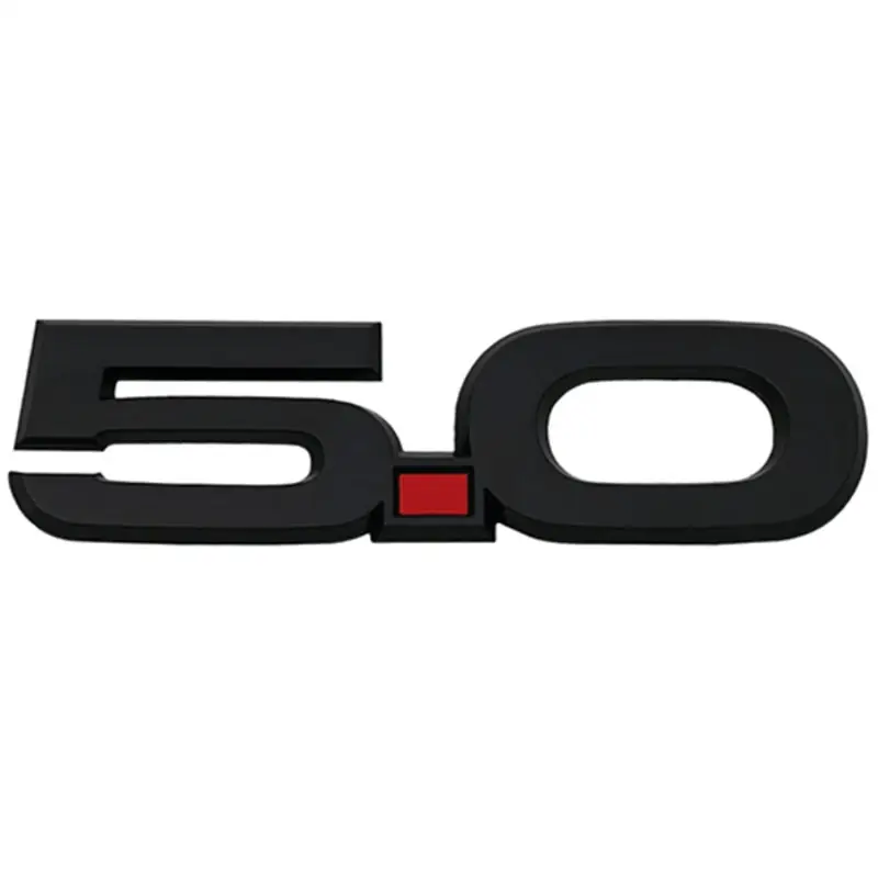 Ford Racing 15-17 Ford Mustang 5.0L Fender Emblem Black Hassle-Free Returns
