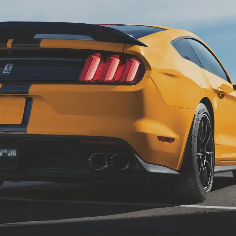 Ford Racing 15-23 Mustang Coupe Gloss Black Rear Spoiler w/Gurney Flap Genuine